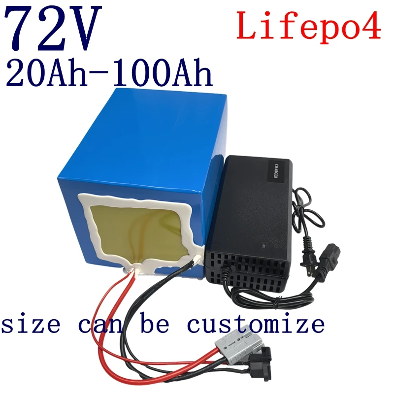 

Литиевая аккумуляторная батарея LifePo4, Bluetooth, BMS, 72 В, 50 Ач, 60 Ач, 30 Ач, 72 В, 40 Ач, 100 Ач, 80 Ач, 5000 Вт, скутер, автомо é