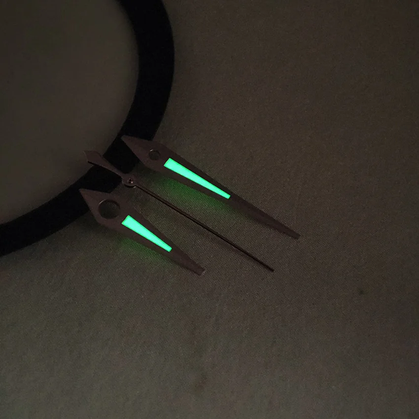 เข็มนาฬิกา NH35มือสีเขียวเหมาะสำหรับการเคลื่อนไหวแบบ nh34/nh35/4R/7วินาที