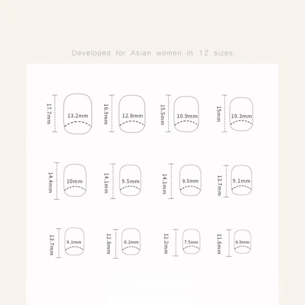 Unghie finte corte staccabili Unghie finte con bordo bianco francese Punte per unghie rotonde a copertura totale per fai da te