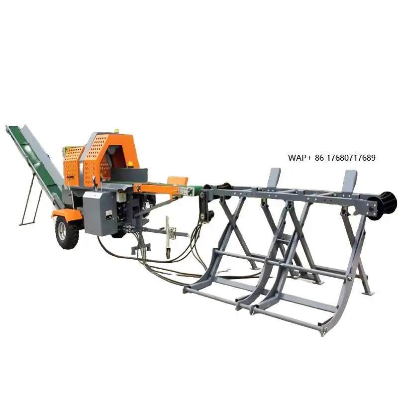 Hydraulic Wood Log Splitter Firewood Processor Machine Wood Chipper Split  30 Ton  Electric Horizontal Log Splitter