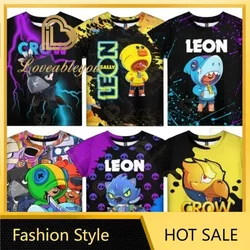 Anime çocuk yaz T Shirt 3D baskılı tişört moda sevimli Harajuku kiti Larry Lawrie kısa kollu Tshirt üst