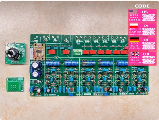 (Original PCB) Baishitong BP26MKII Front Stage 4-Layer Sinking Gold Kit