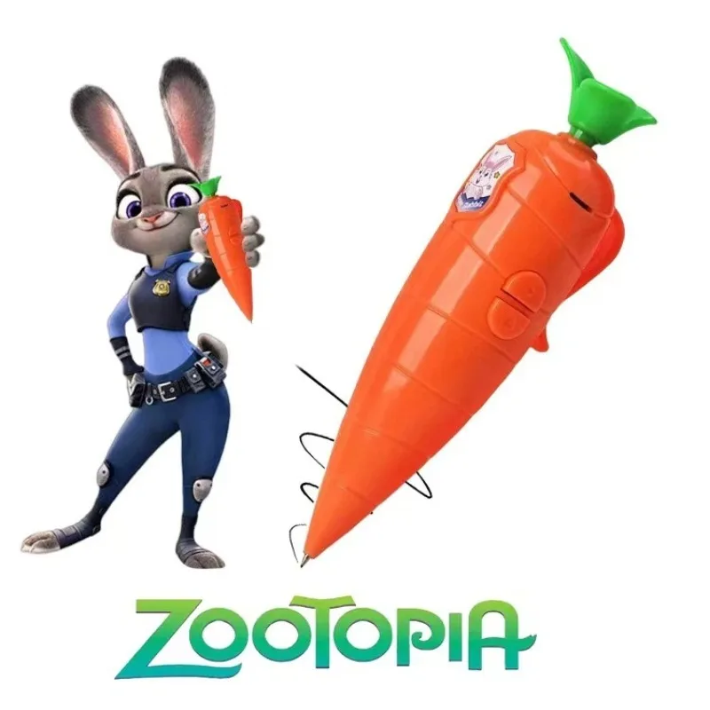 

Disney Zootopia Carrot Recorder Pen Corn Eggplant Cartoon Cute Stationery Elementary School Student Recorder Creative Gift Toy