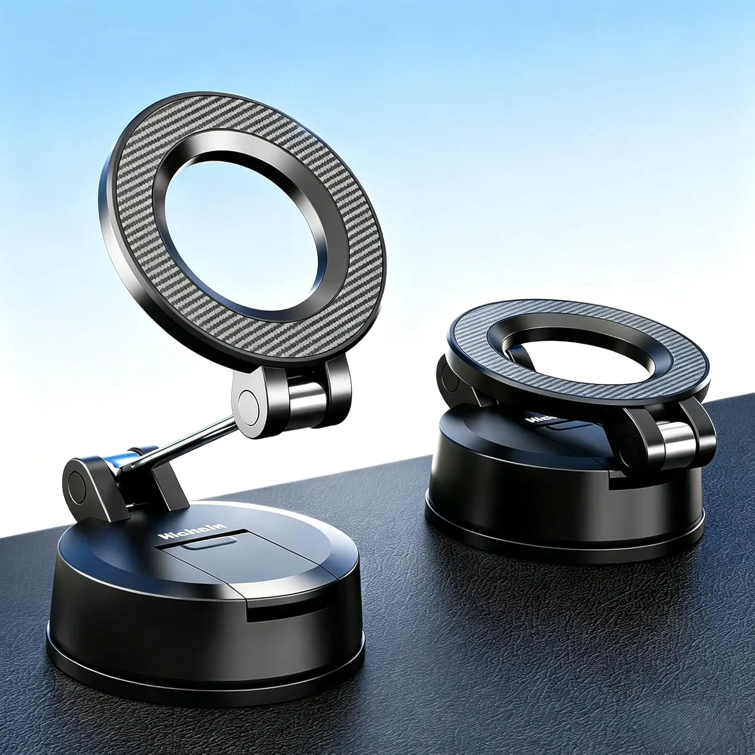 

360°Rotation Vacuum Magnetic Phone Holder For iphone All Series Foldable Adjustable Arm Phone Stand For Xiaomi For Huawei Series