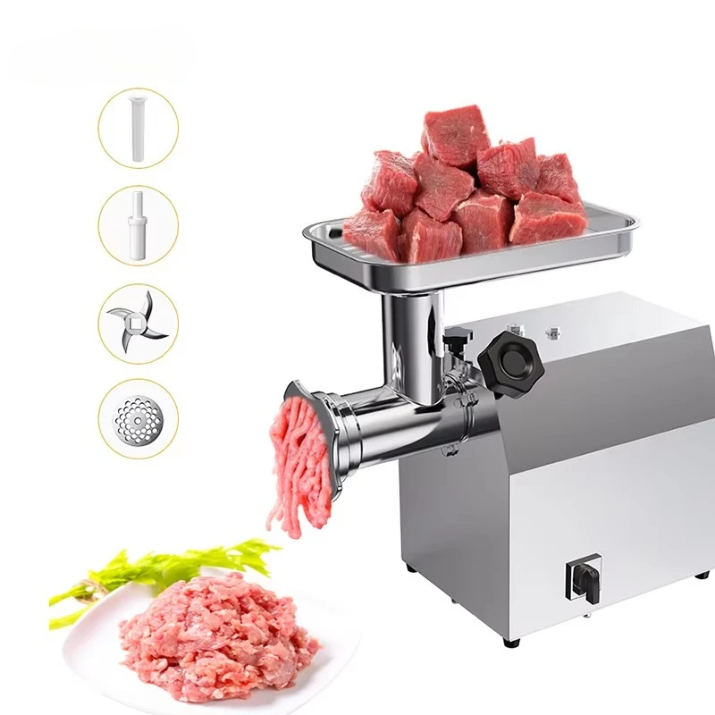 Household and Commercial Electric Meat Grinder Industrial Frozen Meat Grinder High Power Meat Mincer