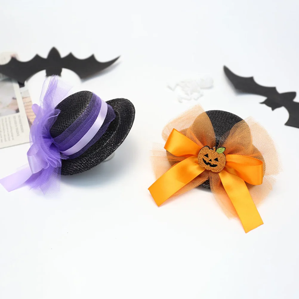 

2 шт., шляпа с тыквой на Хэллоуин, маленький забавный декоративный головной убор для вечеринки, аксессуар для фестиваля призраков для детей и взрослых, шляпа на Хэллоуин, головной убор