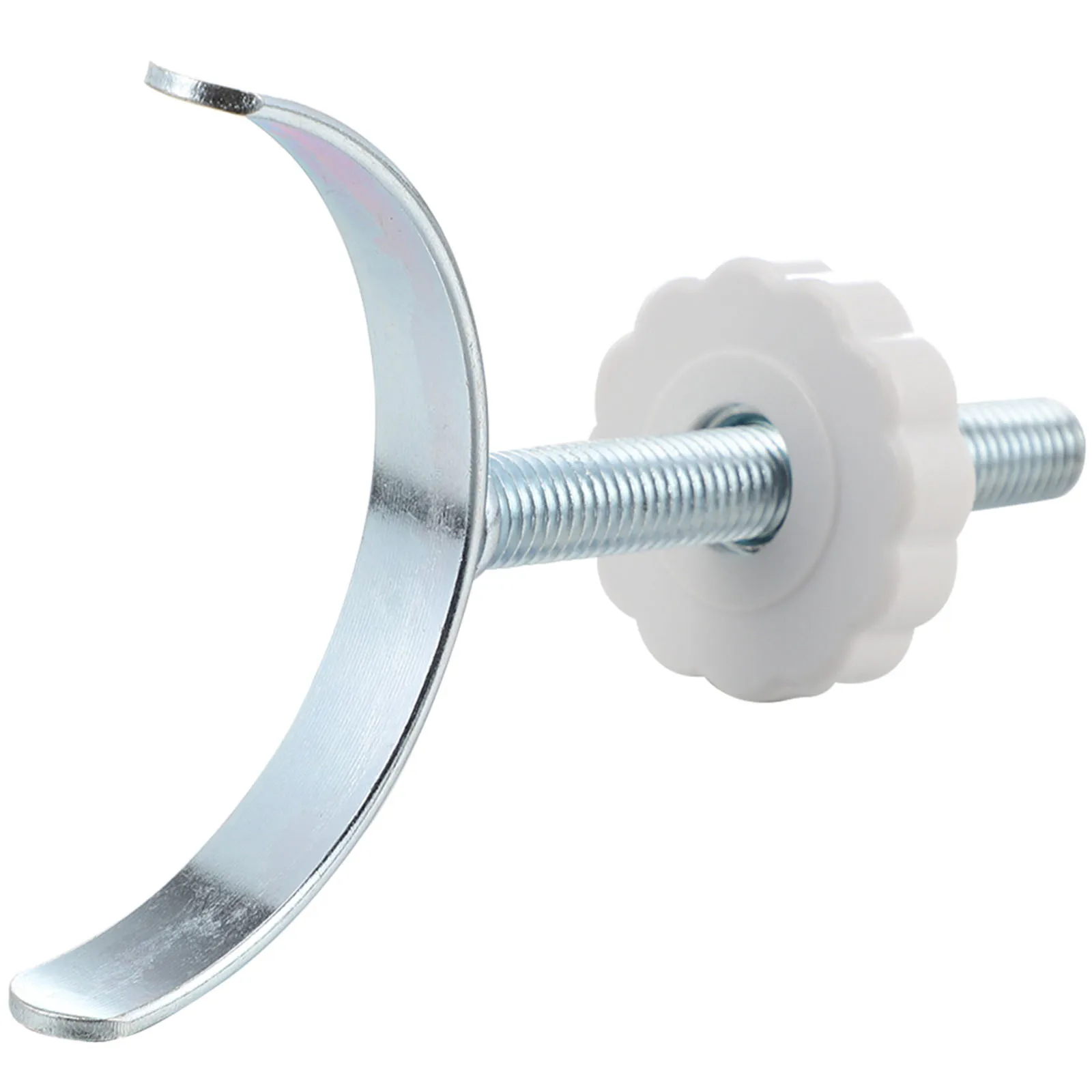 ชุดอุปกรณ์ยึดรูปตัวยูสีเงิน 1 ชุด ทนทาน ใช้สำหรับยึดประตูนิรภัย ราวบันได ประตูรั้วเด็กและสัตว์เลี้ยง