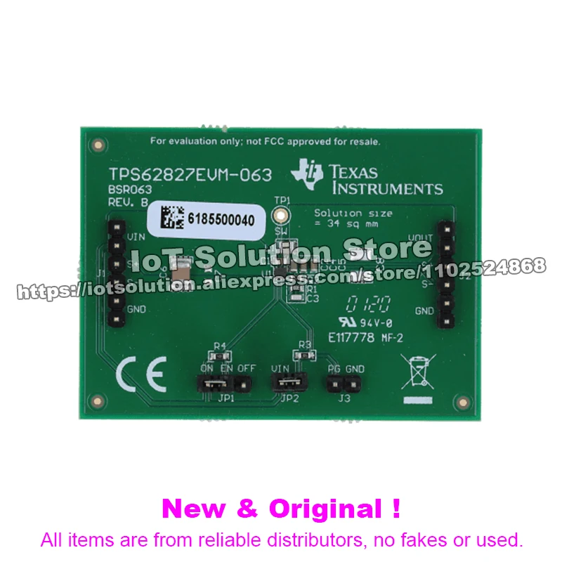 TPS62827EVM-063 4-A Step-Down Converter With 1% Output Accuracy Evaluation Module TPS62827EVM 063