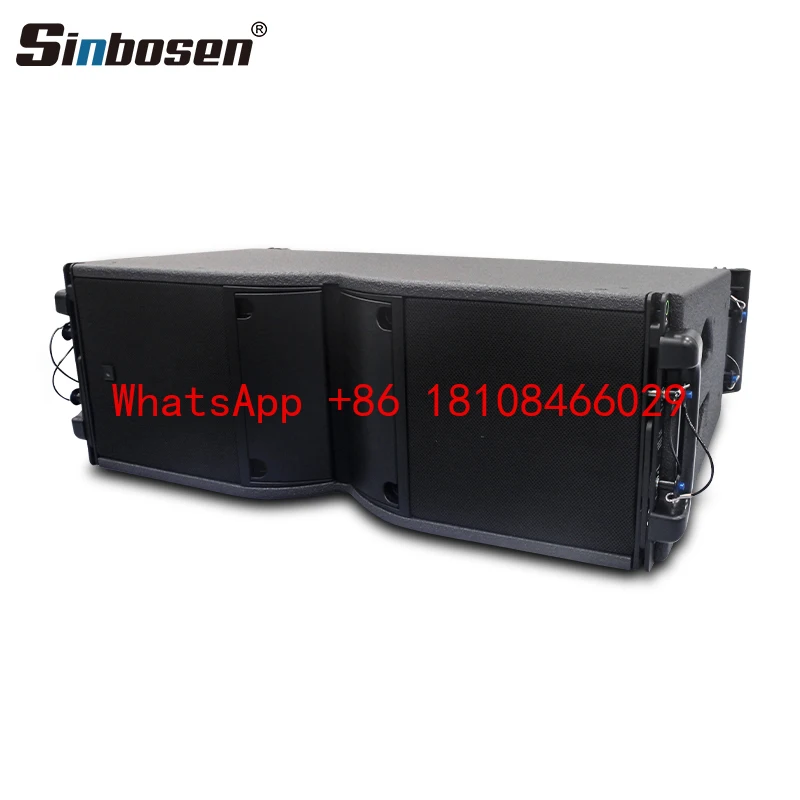 KA208 Dual 8" 2-way Neodymium Drivers Line Array Speaker, Professional Stage Audio System for Live Sound