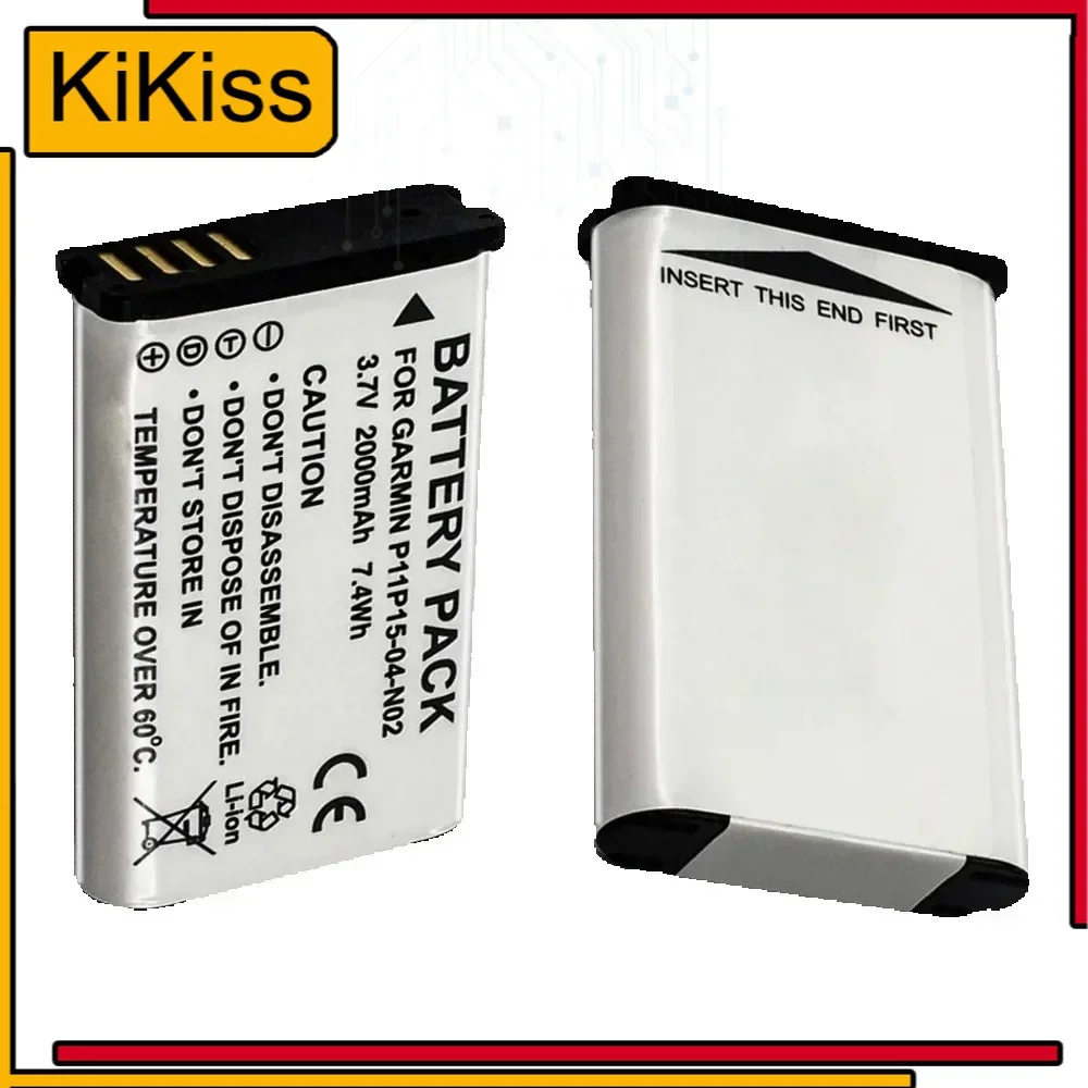 010-11654-03 Battery For GARMIN Atemos Monterra 680t 650t 610t 600t For Alpha Handheld GPS VIRB Action Camera 2000mAh