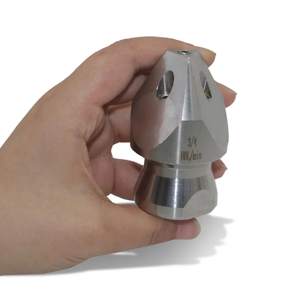 High pressure cleaning machine car wash water gun accessories ID G3/4 '' 80L/min high-pressure dredging nozzle