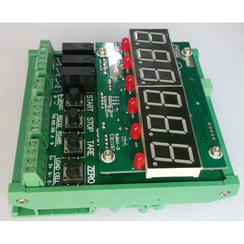 Multi-function Weight Transmitter Supports MODBUS, 4-20mA, 0-5V, 0-10V, 3 Relays