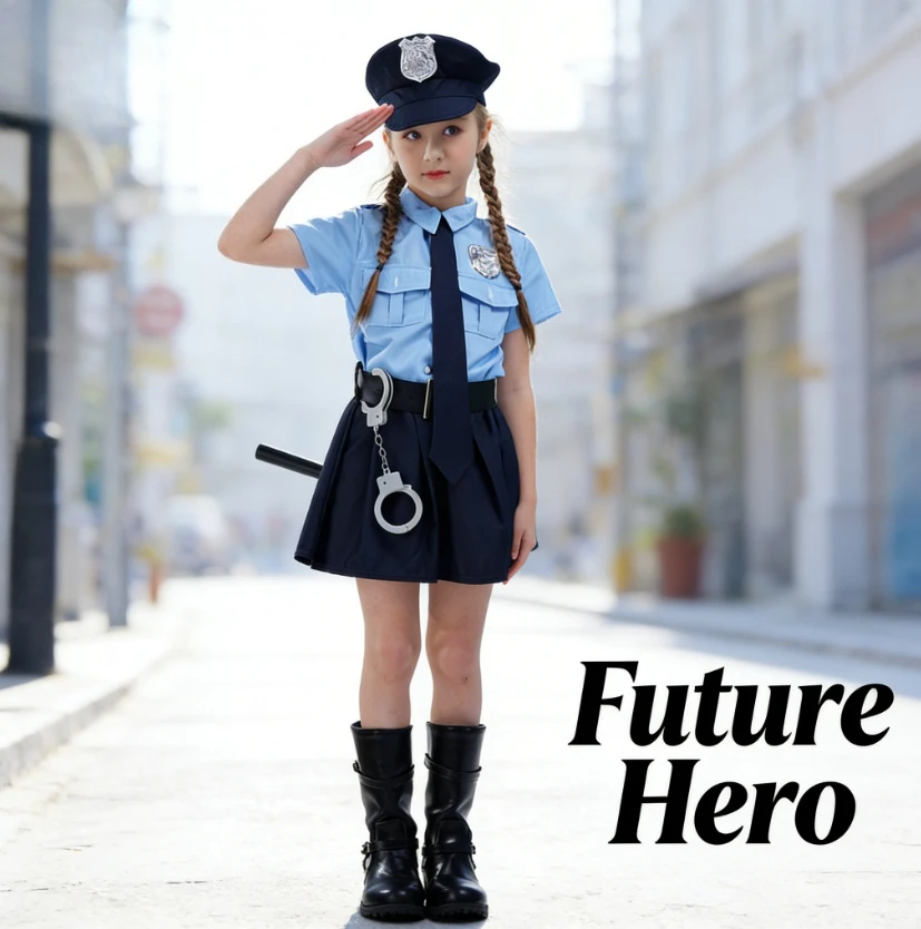 

Костюм для косплея для девочек, детский нарядный костюм, облегающий крой, дизайн в стиле униформы для вечеринок, выступлений и сценических шоу