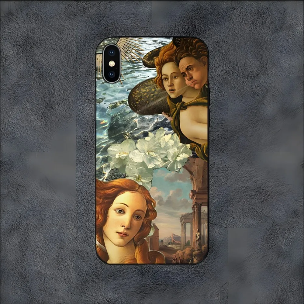 Art Paintings The Birth Of Venus Phone Case For Samsung S21,S22,S23,S30,Ultra,S20,S30,Plus,S21 Fe,10,9,5G Silicone Cover