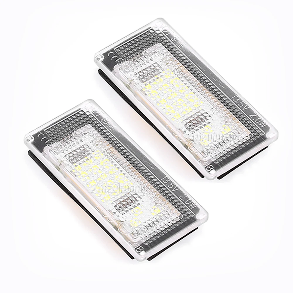 2pcs 6000K White LED License Number Plate Light Lamps For BMW Mini for Cooper ONE R50 (2001 2002 2003 2004 2005 2006)