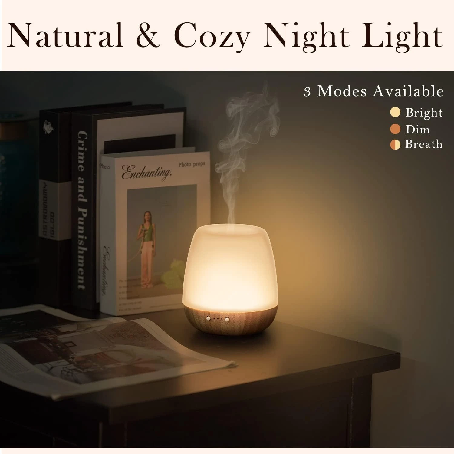 Experience the Ultimate Relaxation with Large Ceramic Aromatherapy Diffuser - Powerful 180ml Capacity - Ultrasonic Essential Oil