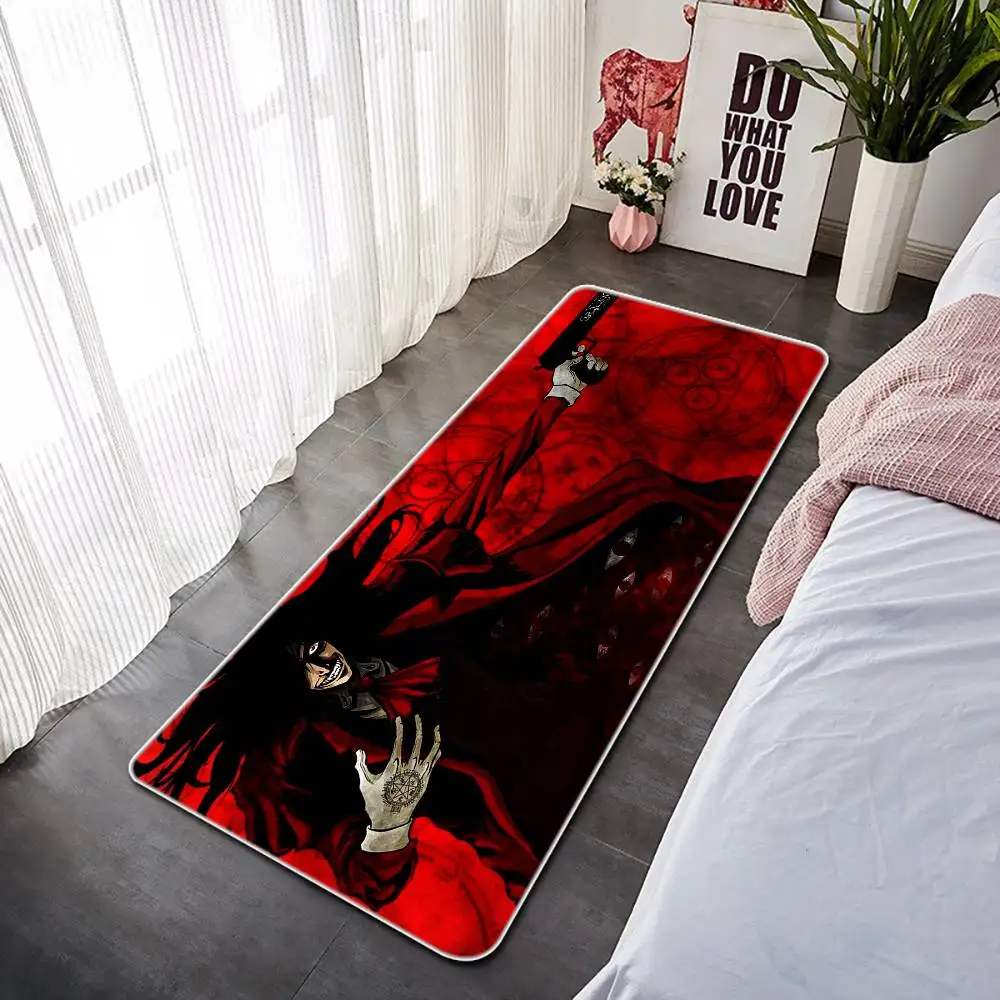Hellsing Alucard Vloermat Entree Deurmat Badmatten Antislipmat Tapijten Entree Van Huis Aangepaste Keuken Voetmat Schattig Tapijt