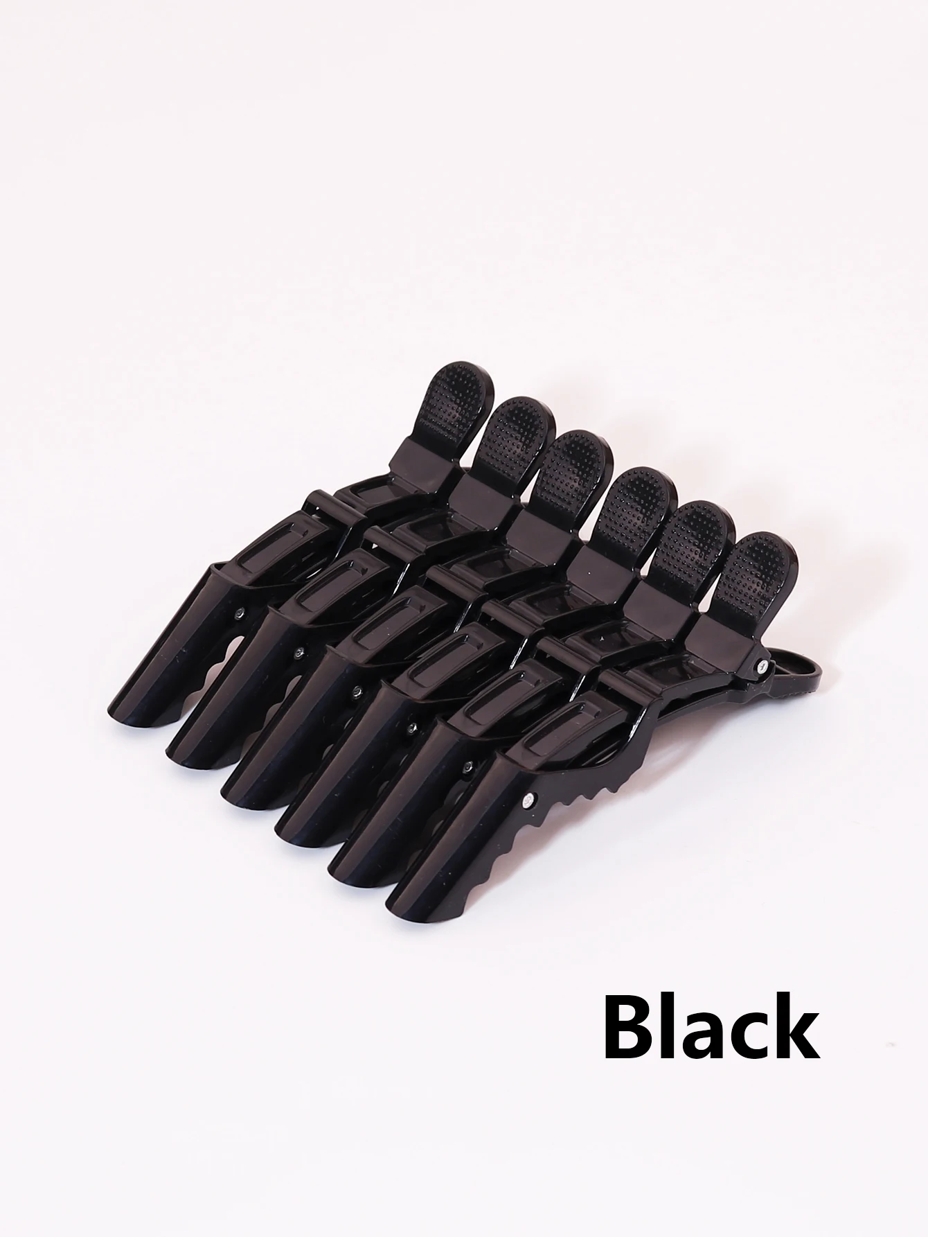 6pcs crocodile hair clip design claw shaped hair clip salon hair clip hair accessories makeup clip Special for real hair wigs