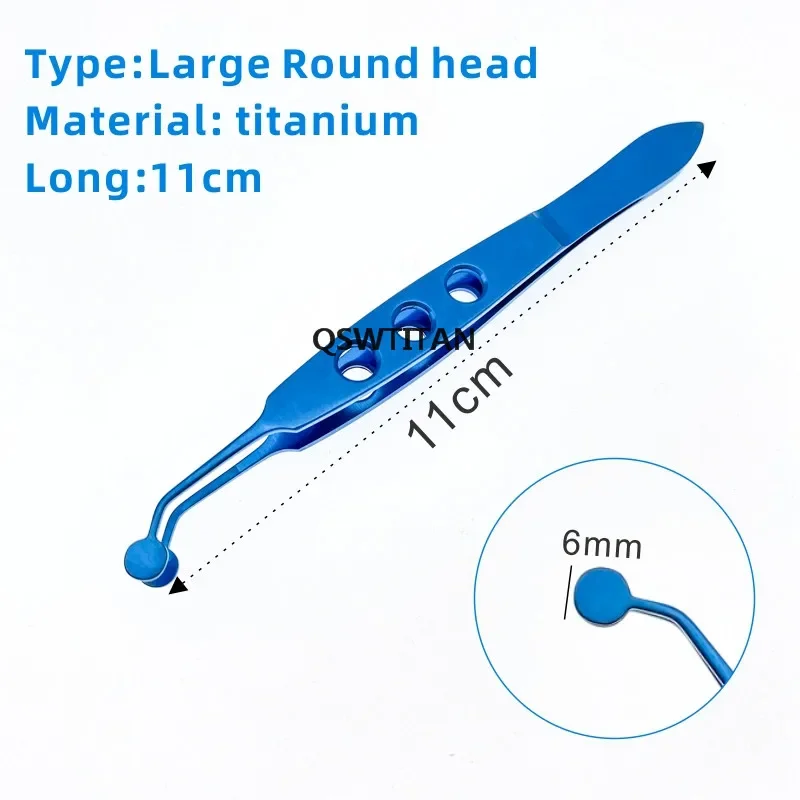 Ophthalmic Eyelid Massage Forcep Eye ศัลยกรรมพลาสติกแหนบ Ophthalmic Surgical Forceps