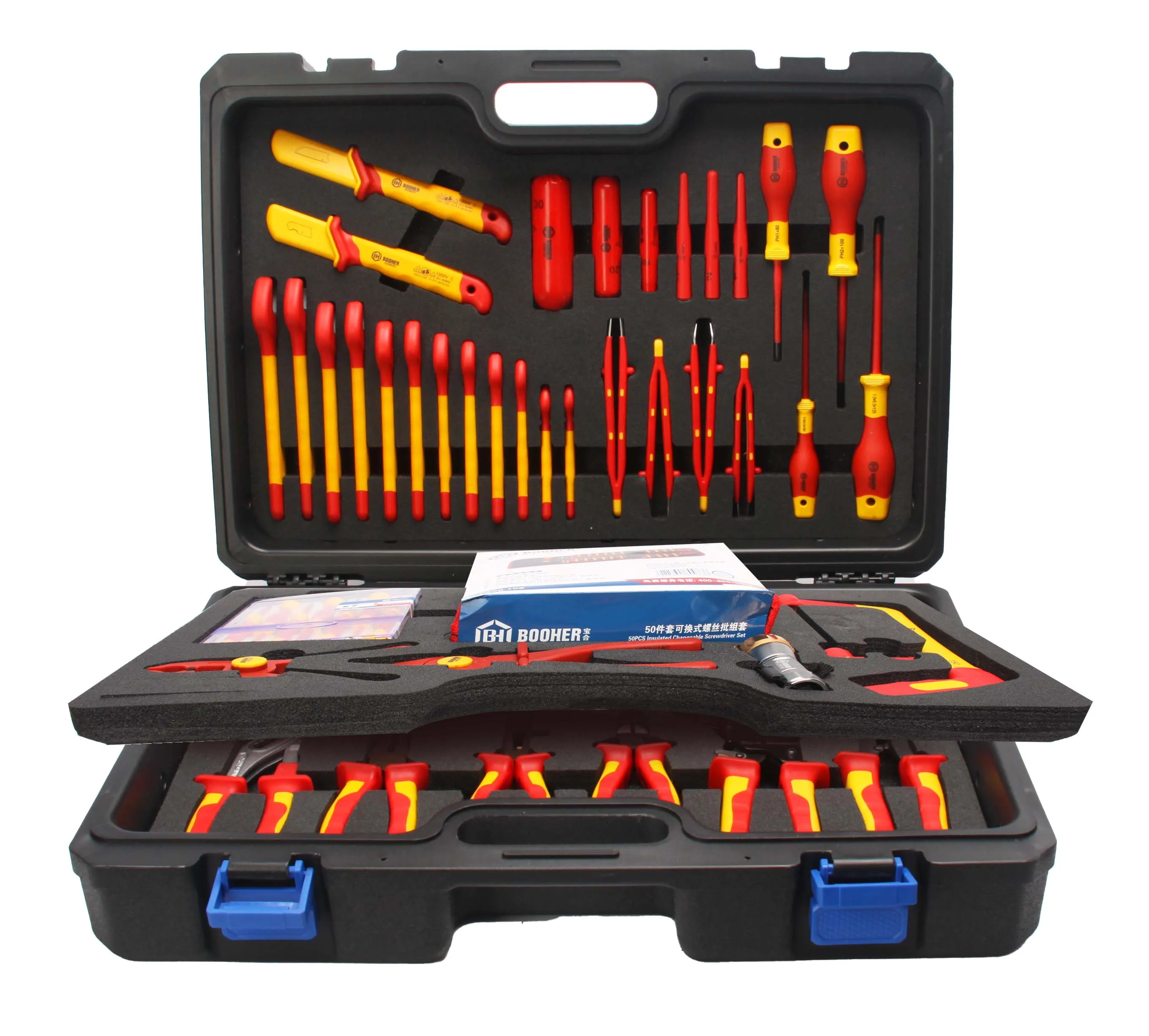 

Multi Functional 98Pcs Insulated Electrician Tool Set