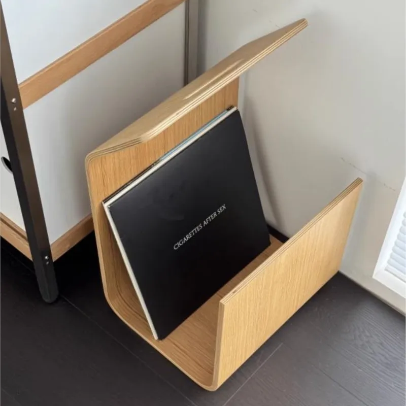 Nordic Multi-functional Side Table Designer Living Room Creative Corner Table Coffee Table Newspaper Shelf Storage Rack