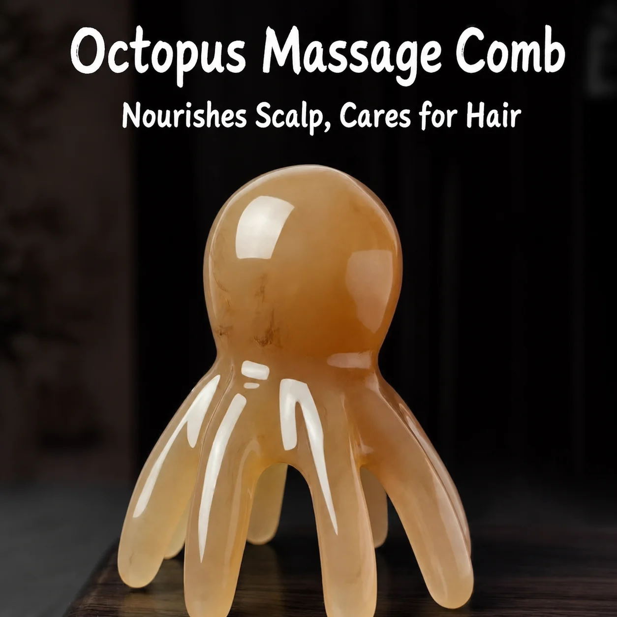 Spa Y Wellness - Resin Octopus Massage Comb Head Meridian