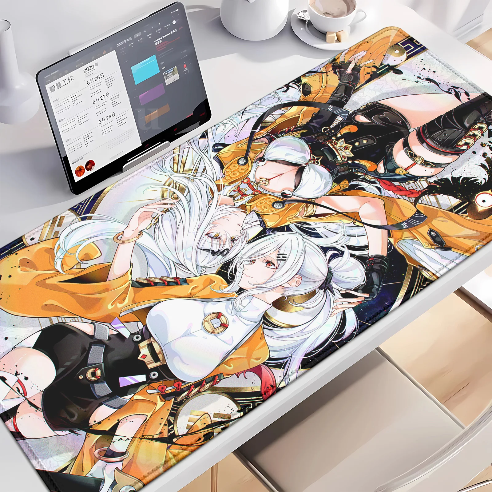 

HD Yixuan Zenless zone zero Sexy girl Mouse pad Keyboard Gaming office Accessories PC Parts E-Sports teclado Desk Mat Mouse pad