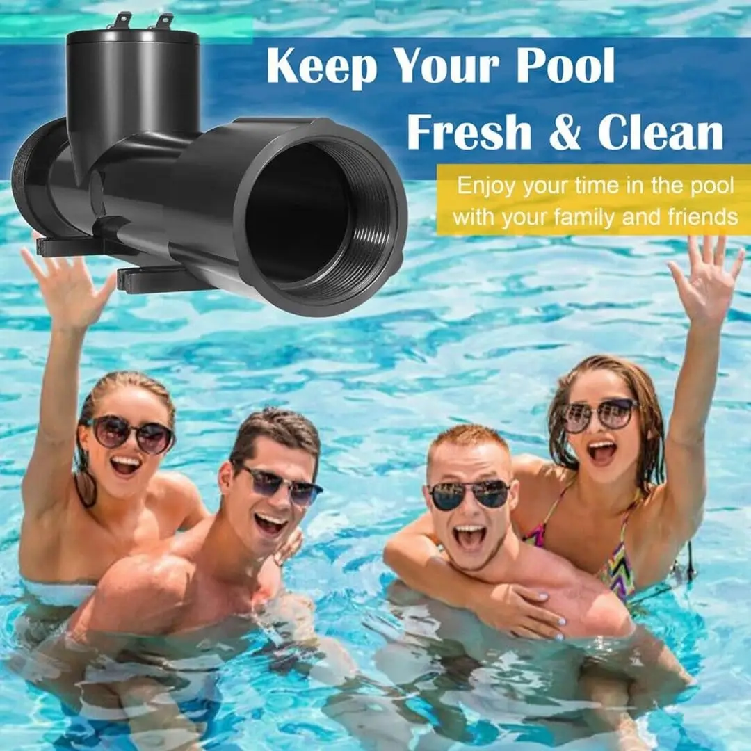 

Pool Ionizer Replacement Chamber Compatible With Hybrids Pool Treatment Systems Fits Above-Ground/In-Ground Pools