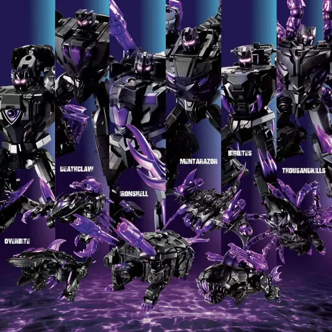 

В наличии: Трансформируемая игрушка TFC Poseidon Piranakon P-01-06, полный комплект из 6 моделей, коллекционная фигурка, подарок, коллекция