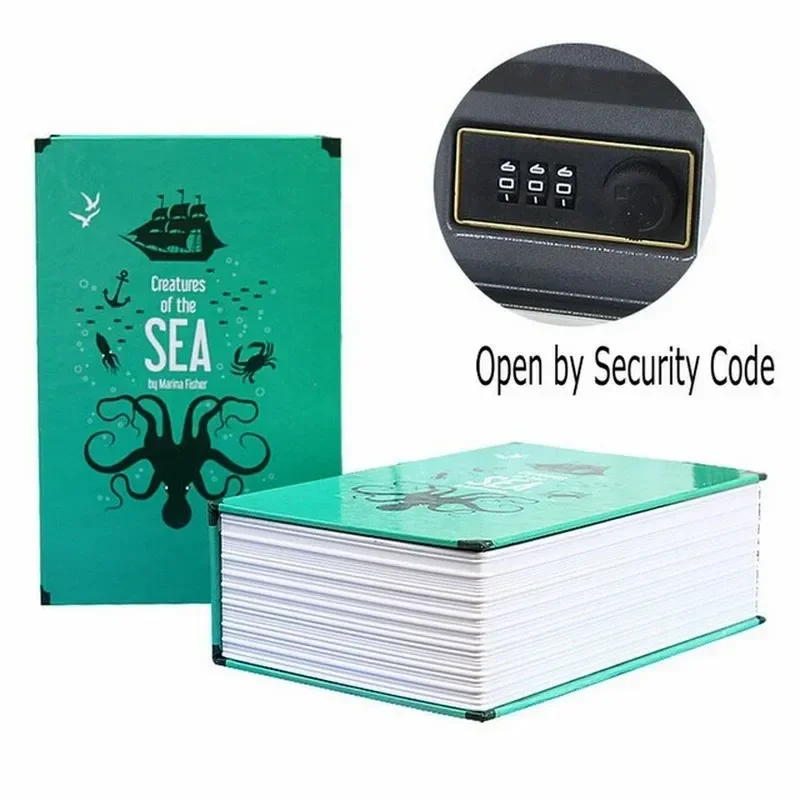 Insurance Piggy Bank Book Coin Money Hiding Safe Hidden Safe Deposit Box Cash Deposit Jewelry Digital Password Locker safe