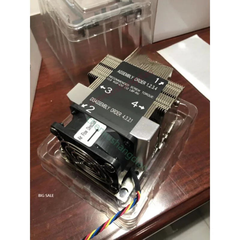 Para radiador Supermicro SNK-P0068APS4 LGA3647-0 X11 plataforma Purley