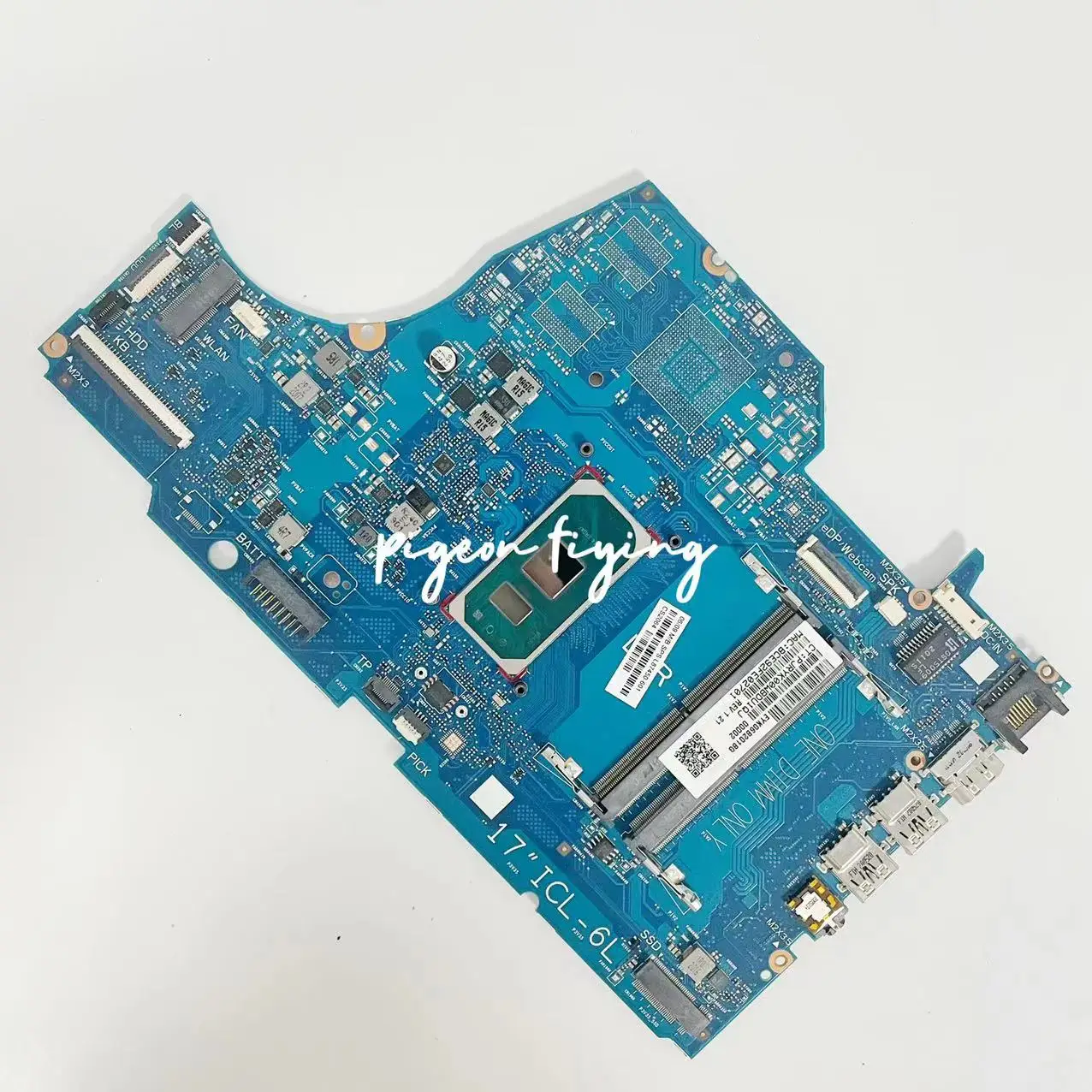 Imagem -04 - Placa-mãe Portátil para hp 17-by 17t-by 6050a3168901 Cpu: I31005g1 I5-1035g1 Ddr4 L87450601 L87451-601 100 Testado ok