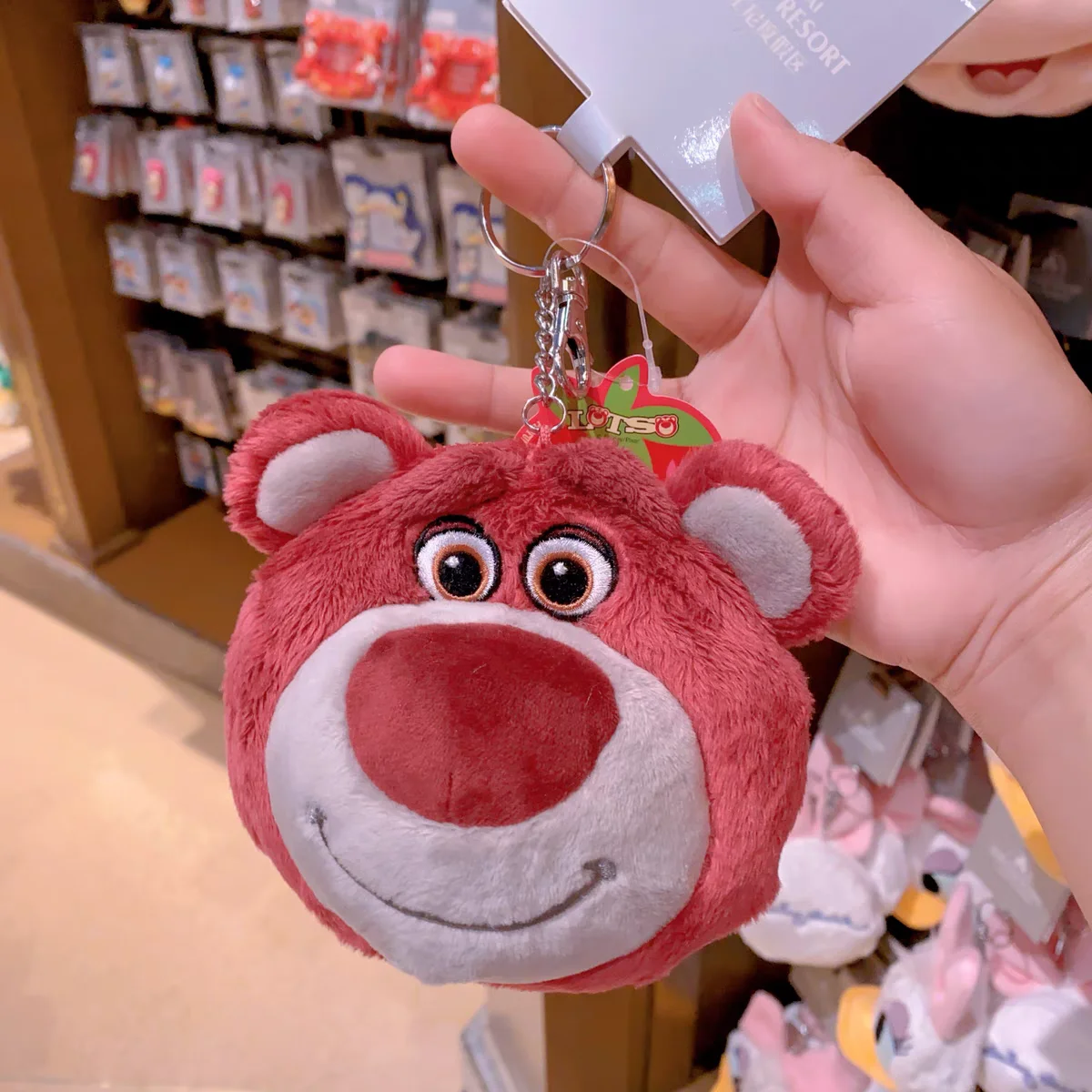 Shanghai Disneyland - Winnie the Pooh Cartoon Coin Purse, Keychain, Girls' Backpack Accessory, Gift Souvenir view 5