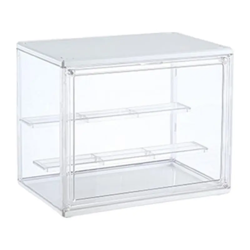 Caso de exibição clara para Figuras, bancada Display Storage Box, Dustproof Showcase, Estátua Organizador, Collectibles