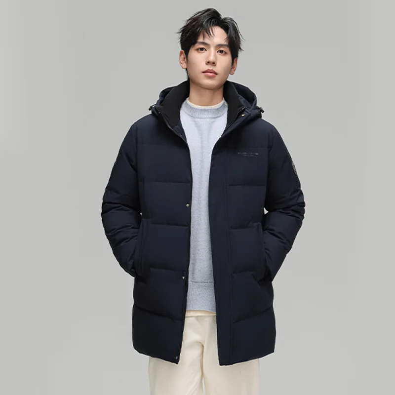 الرجال الشتاء أسفل معاطف السترة سترة الملابس الدافئة مقنعين سترة منفوخة العلامة التجارية الفاخرة الحشو سميكة قصيرة وسادة مبطنة HWY288