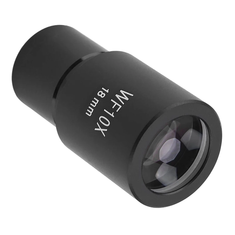 Imagem -05 - Peça de Campo Largo Wf10x Ocular Visão Campo 16 mm 18 mm para Microscópio Biológico Lente Óptica com ou sem Escala de Reticle 1