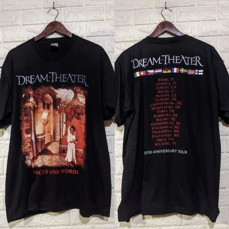 

The Kaos Band Dream Theater Has Been Transformed Into A Casual and Fashionable Street Short-sleeved Place for Both Men and Women