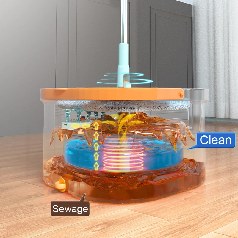 Mops Triangle Window Washing Mop Household Cleaning Tools for Home Rotating Mop Microfibers Mop and Bucket Set Floor Washing