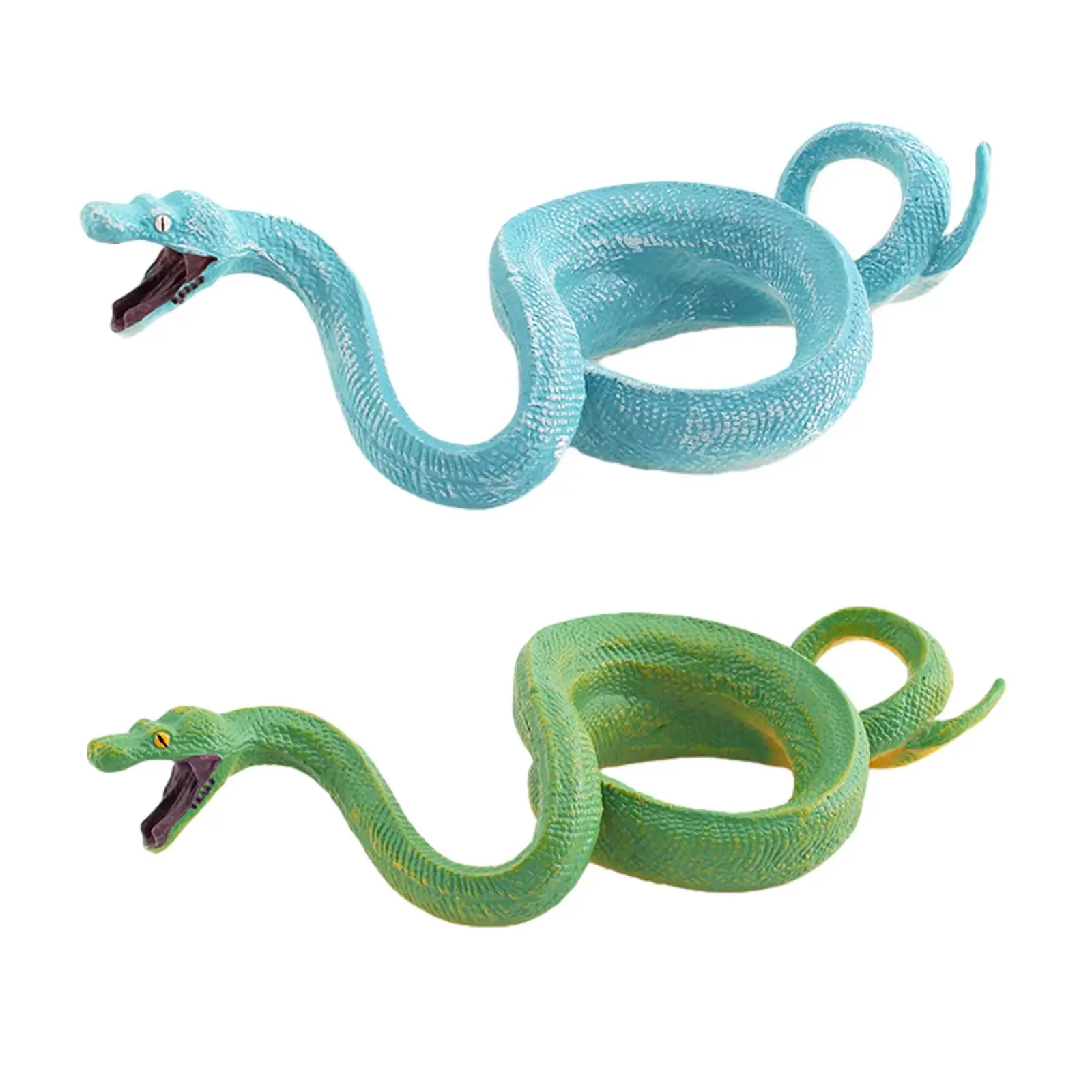 Snake Figure Realistic Home Decor Simulation Animal Figurine Micro Landscape