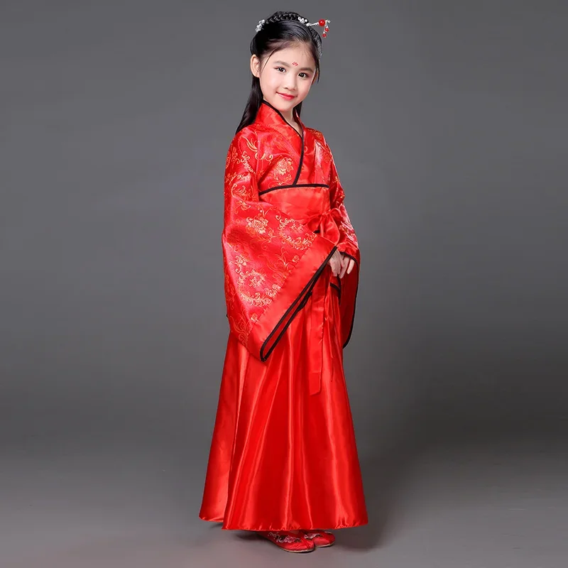 Ancient costume fairy dress Hanfu Princess Imperial Concubine improved little girl studio performance