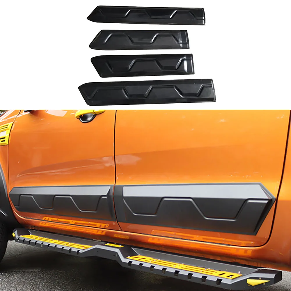 

Car Body Kits For Ford Ranger T6 T7 T8 2012-2021 Matte Black Small Molding Cladding ABS Body Cladding Modification Accessories