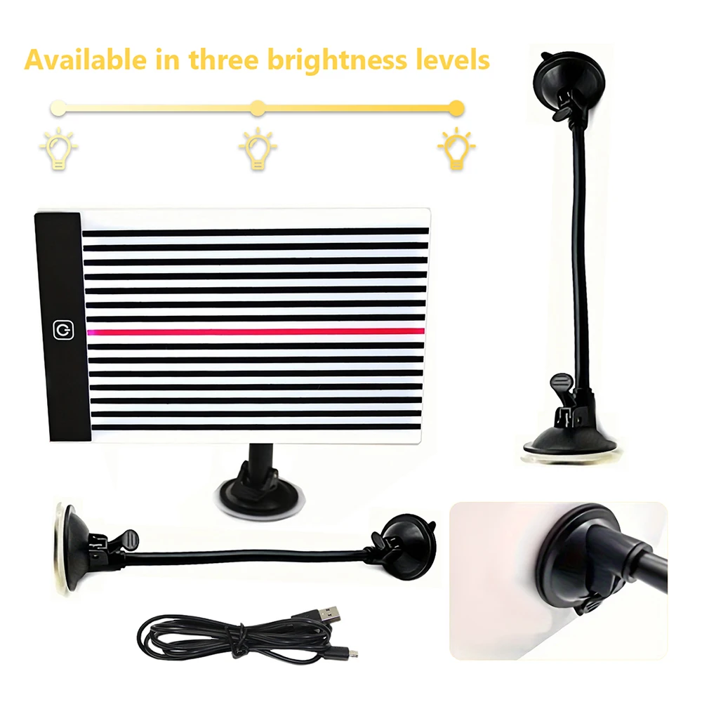 LED Striping Line Board Light with USB Line Car Body Dents Light Reflector Paintless Dent Removal Checking Line Board Light