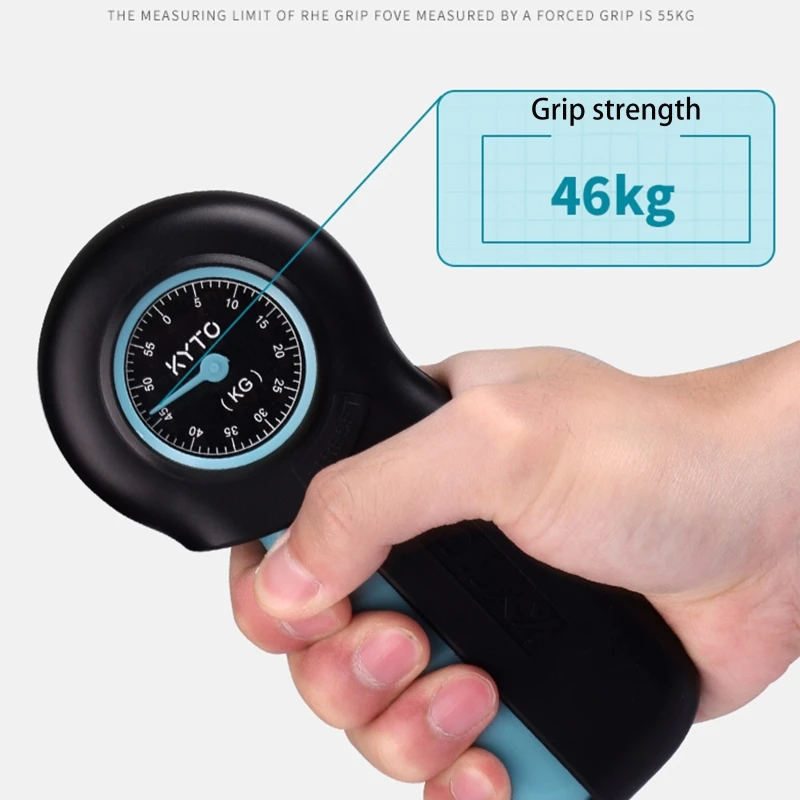 Hand Dynamometer Grip Power Strength Measurement Meter Fitness Training Strengthener Wrist Arm Muscle Exerciser