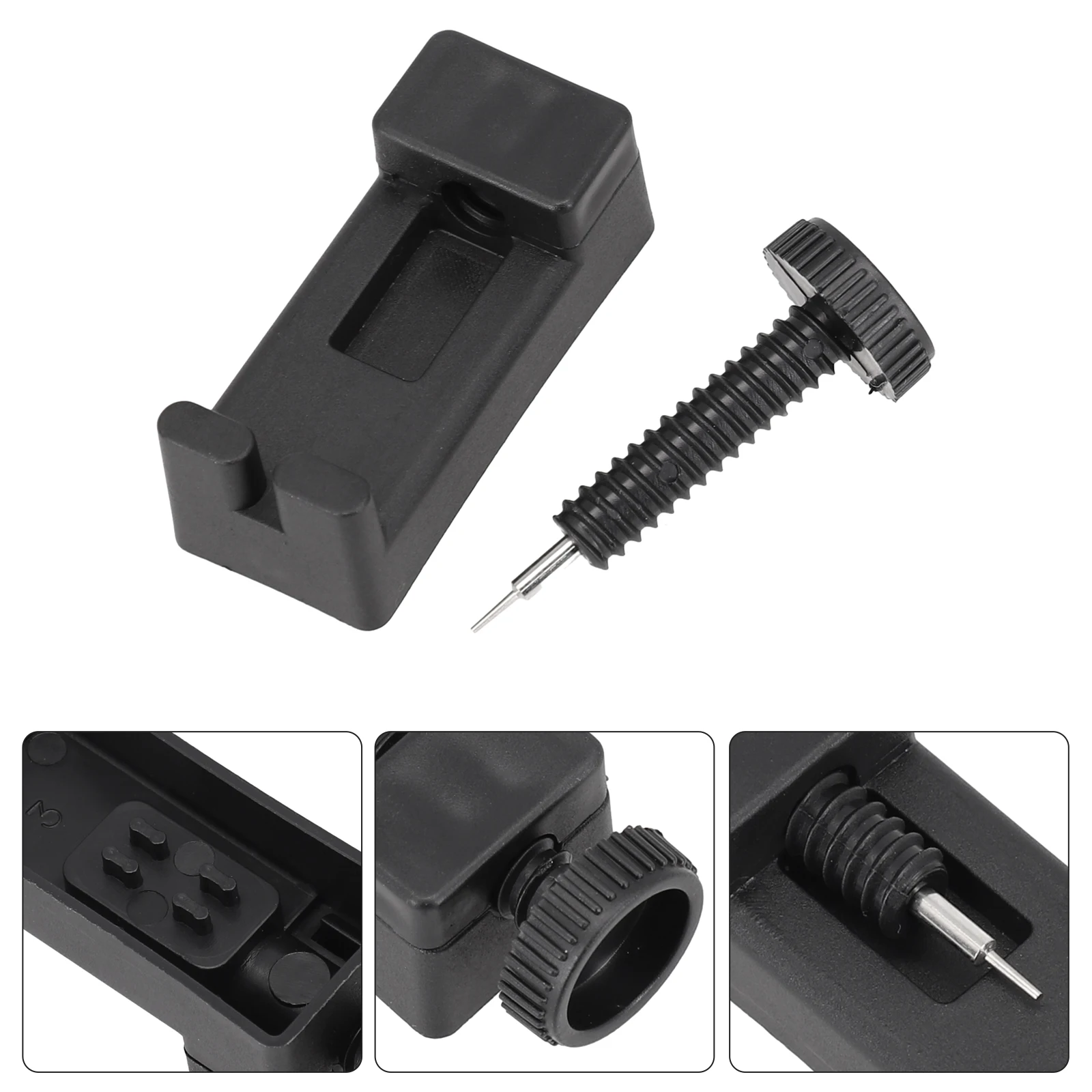Brand New High Quality Belt Remover Watch Link 65*22*19mm Black/Silver Home Mini Watch Repair Adjustable Opener