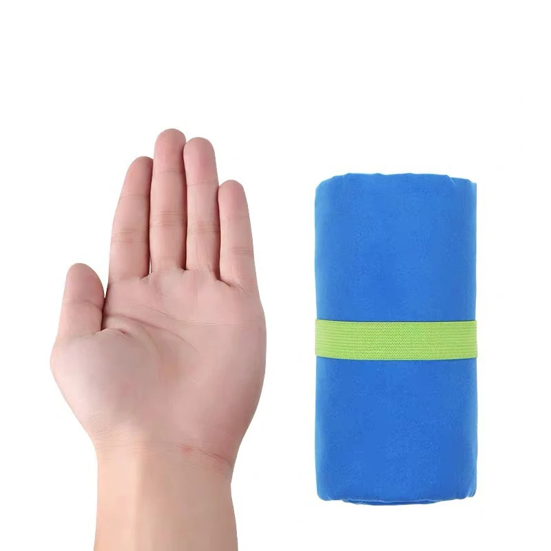 Sports Microfiber Quick Dry Pocket Towel Portable Ultralight Absorbent Large Towel For Swimming Pool Fitness Yoga Beach