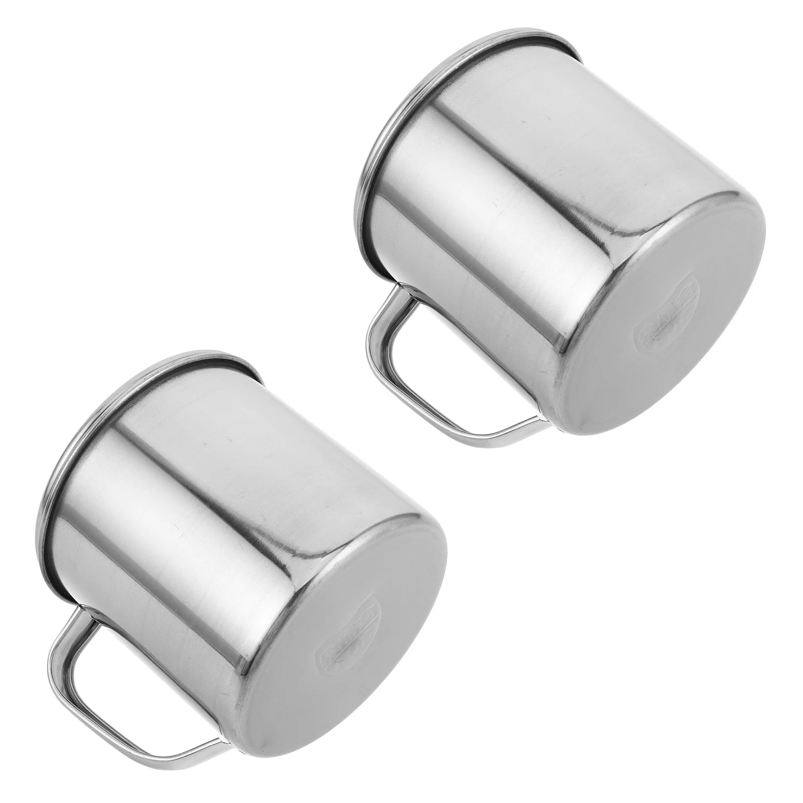 

2Pcs Stainless Steel Baking Ramekins Unbreakable Mugs Lock Pear Juices Nutrients Sleek Design for Outdoor Picnic Hiking Coffee