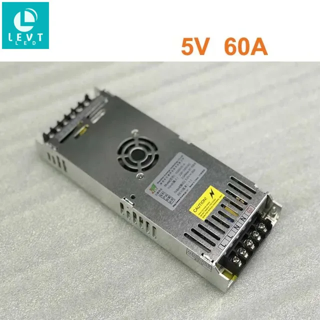 5V60A Power Supply 300W 220V 110V Slim Led Display Screen Power Supply For Indoor And Outdoor