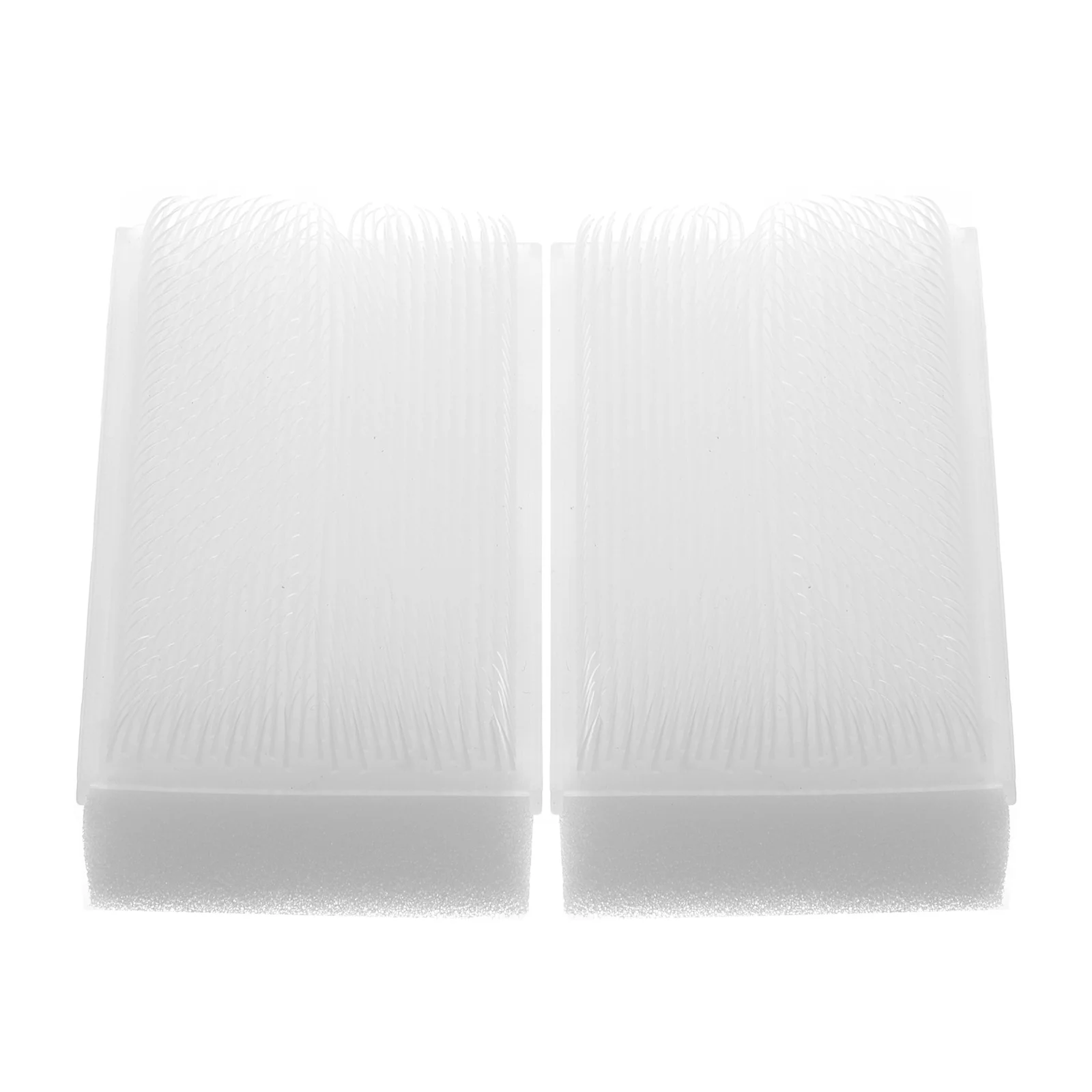 2 uds cepillo exfoliante de uñas herramienta de lavado de manos con cerdas de cabeza de esponja suave y esponja para limpieza de huecos de uñas