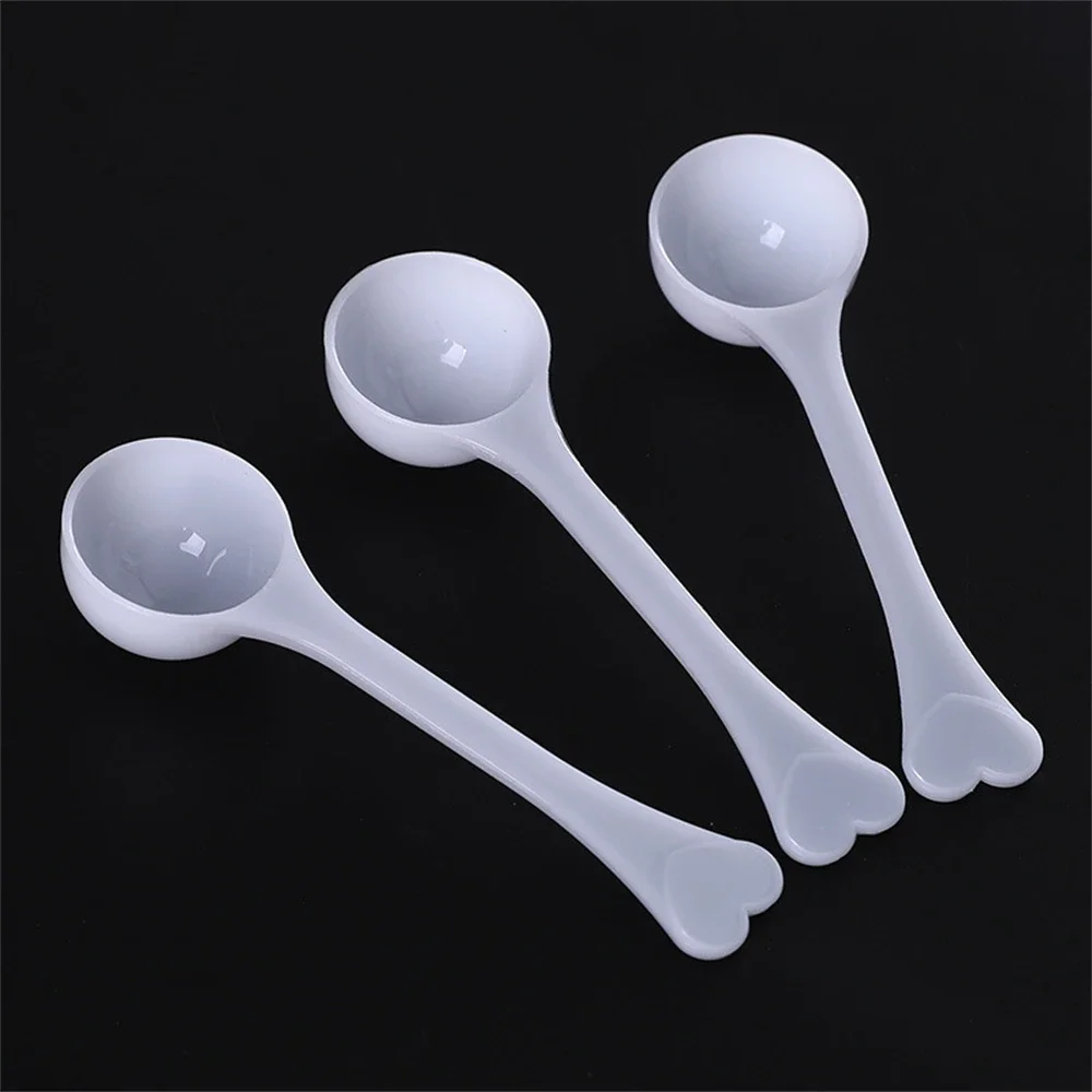 300pcs 1g/3g/5g Measuring Spoon Plastic Powder Milk Coffee Scoop  Teaspoon Baking Gadgets Kitchen Accessories