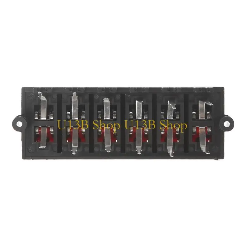 U13B Plastic and Metal Speaker Terminal Strip Block Ac 50v 3A Rated Load Terminal